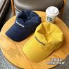 Men's and women's face small baseball caps spring and summer fashion versatile trendy brand letter embroidered wide-brimmed peaked caps