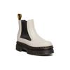 New Dr.Martens Audrick Nappa Leather Platform Chelsea Boots 'Cobblestone Grey' Women's