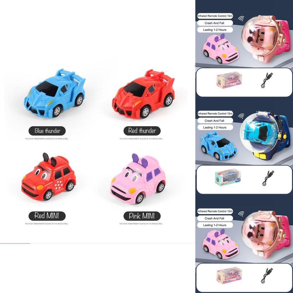 Creative Children's Watch Remote Control Car Toy Usb Charging 15m Range Long Battery Life