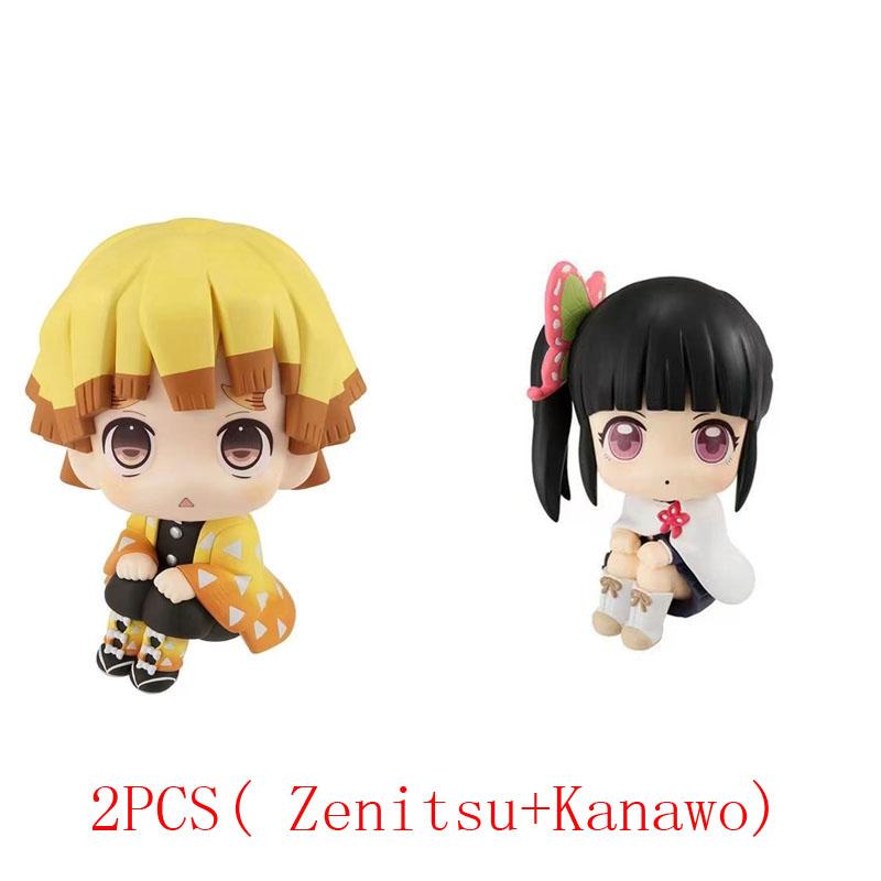 Anime Demon Slayer Doll Toy 6cm Nezuko Tanjirou Zenitsu Inosuke Kyoujurou Kanawo Action Figures Model Toy Kid Xmas Birthday Gift