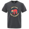 Not Fast Not Furious Cartoons Printing Men Tee Shirts Breathable Brand Tops Street Fashion T-shirt Mens Casual Summer T Shirts