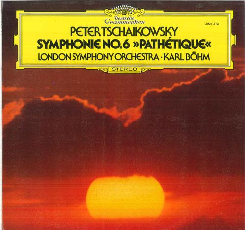 LP Record KARL BOEHM LONDON SYMPHONY ORCHEST  Tschaikowsky Symphonie Nr6 Hmoll  2531212 DEUTSCHE GRAMM 1985 Venezuela Classical Used