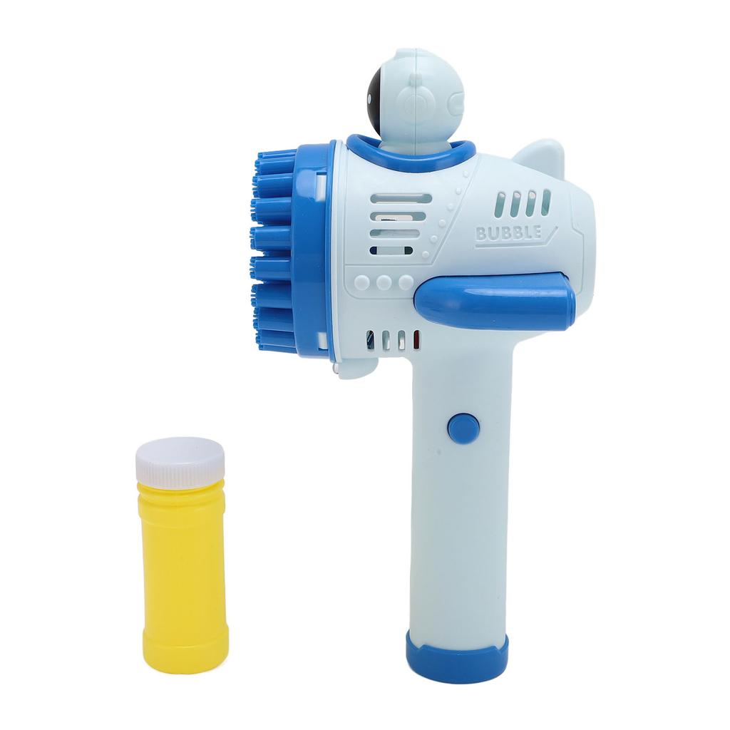 Bubble Machine 40 Hole 90ML Colorful Bubbles Automatic Electric Bubble Maker for Kids Blue