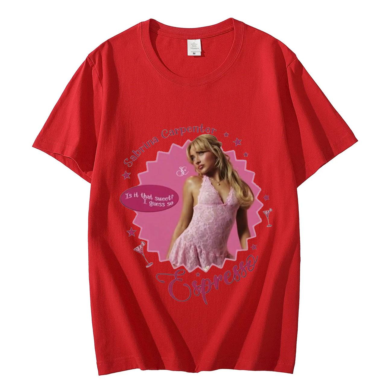 

Sabrina Carpenter Aesthetics Graphic T Shirts Concert Tour 2024 Fan Gift Tshirt Unisex Fashion Hip Hop Short Sleeve Tshirts S
