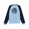 adidas Originals X Oasis Collaboration 3-Stripes Tour Comfortable Slim Fit Long Sleeve T-Shirt Unisex Tops KT-3427