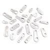 100 pcs Stainless Steel Tail Chain Tags for DIY Jewelry, 10-20g Pendant Accessories