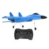 RC Glider Plane Waterproof Drop Resistant Dual Motor Remote Control Aircraft Fighter with LED Colorful Light Bars Blue
