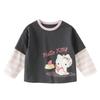 DAVE & BELLA Hello Kitty Girls' Long-Sleeve Cotton T-Shirt