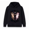 Kids Boys Girls Hoodie Cute Otters Print I Play Well With Otters Casual Long Sleeve Pullover Sweatshirt for Children