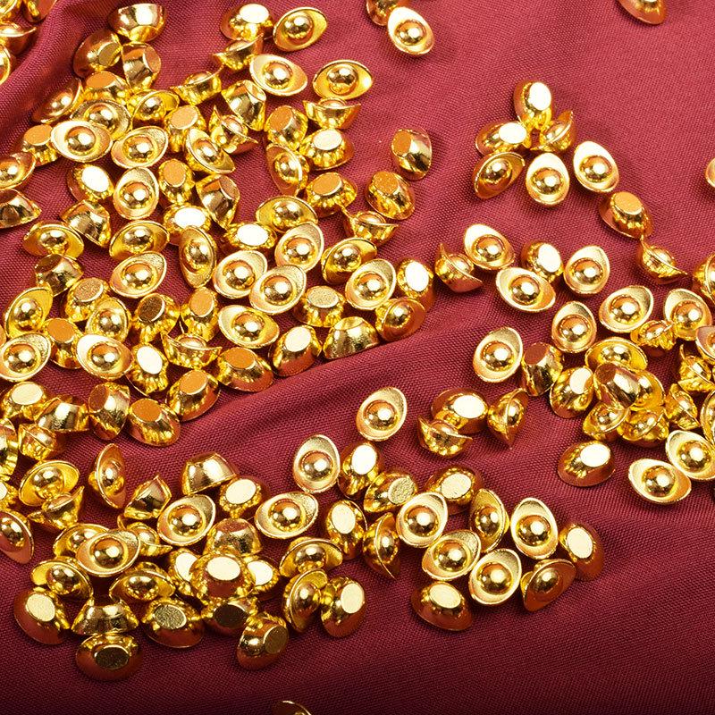 Mini Gold Ingot Ornament for Wealth and Home Decoration