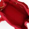 PRADA Canapa Tote Mini Handbag 2WAYShoulder Red canvas Women Used