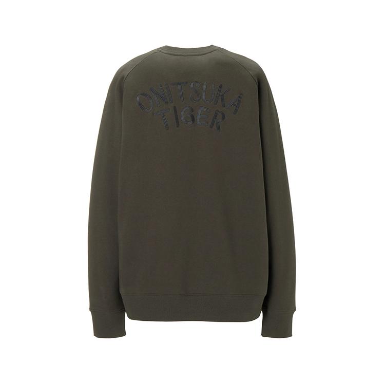 New Onitsuka Tiger Crew Neck Pullover Sweatshirt Unisex 2183B537-020