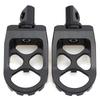 Motorcycle Black/Silver 1 Pair Foot Pegs  Aluminum Alloy & Stainless Steel For Harley-Davidson 2018-2019 CVO Road Glide FLTRXSE