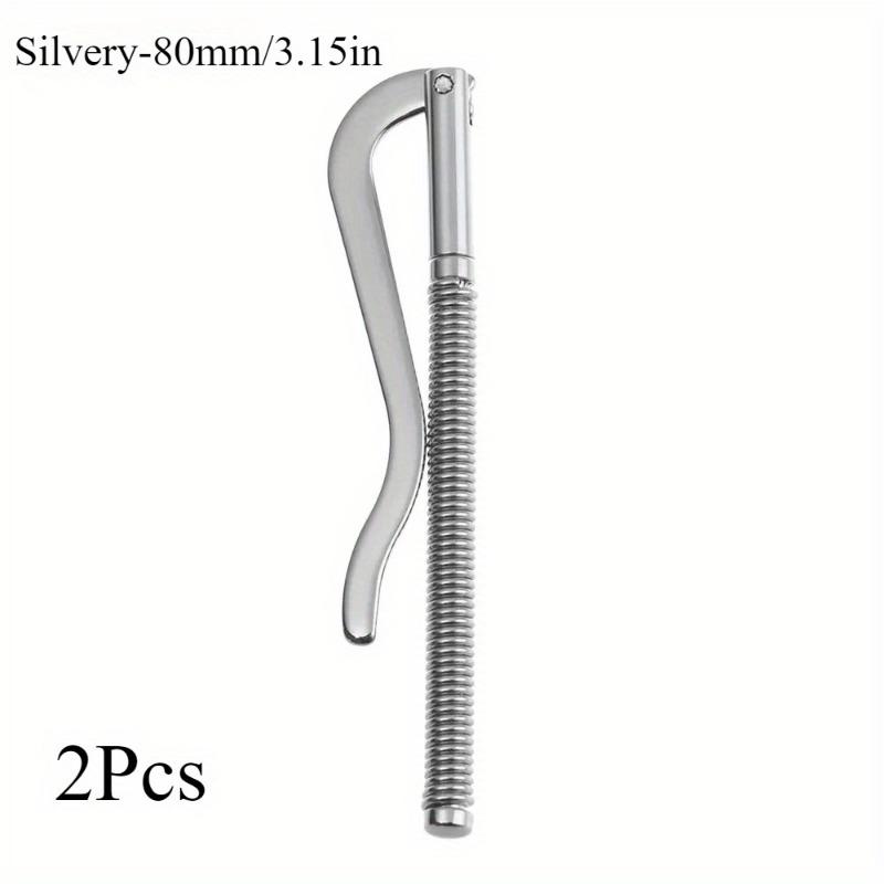 2Pcs Portable Money Clip Metal Cash Holder Spring Clamp Bar Wallet Replace Parts Durable Wallet Accessory