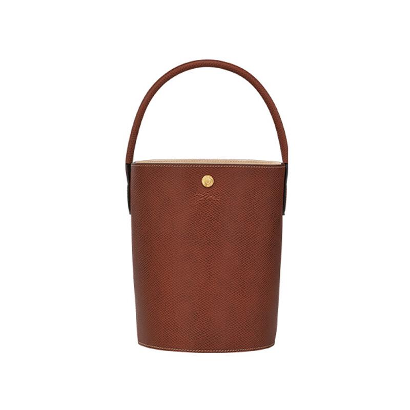Longchamp Épure Small Leather Bucket Tote Bag