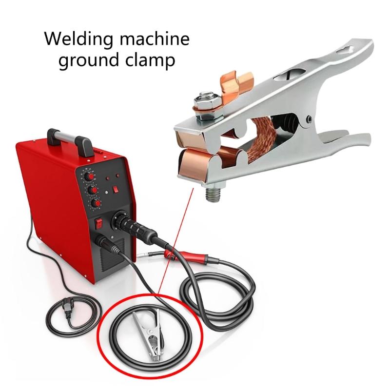 300A 500A 1000A Ground Clamp Welding Electrode Holder Earth Clamp Electrode Clamp Welder Machine Tool Cable Clip Tool