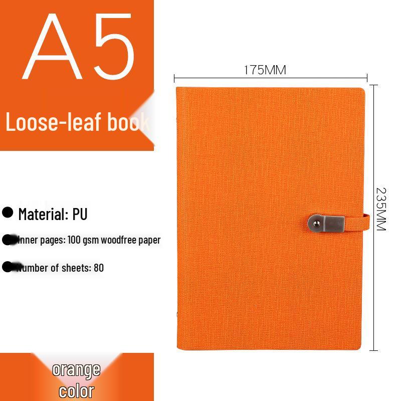 Custom Business Meeting Loose-Leaf Notebook Gift Set