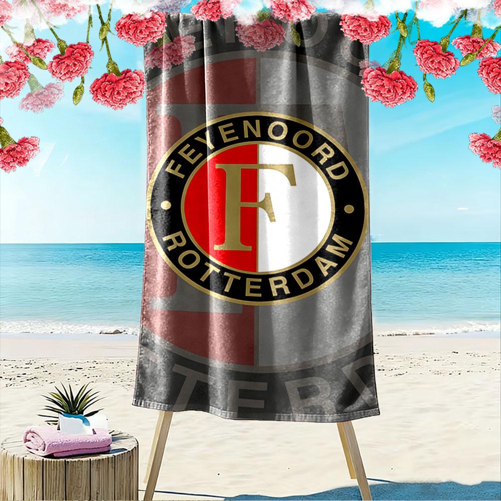 Asciugamano da Spiaggia Logo Feyenoord Un asciugamano da spiaggia indispensabile per le vacanze al mare