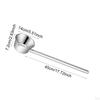 Stainless Steel Water Ladle Cup Easy To Clean Long Handled with Spout Spoon Dipper for Bath Rinse