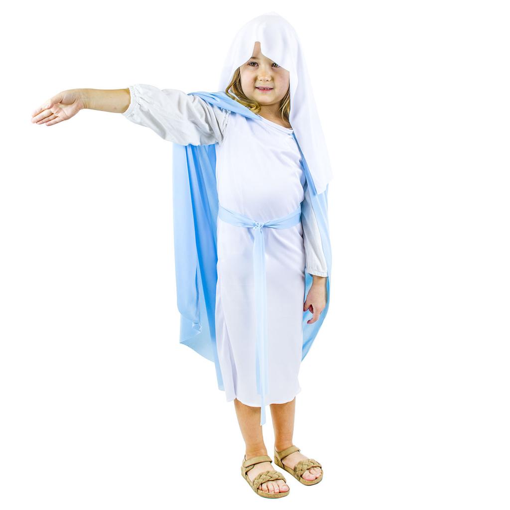 Mary Nativity Play Costume for a Costume Ball Mary Nativity Play Costume Mary Nativity Play Costume for Children Size 128-134