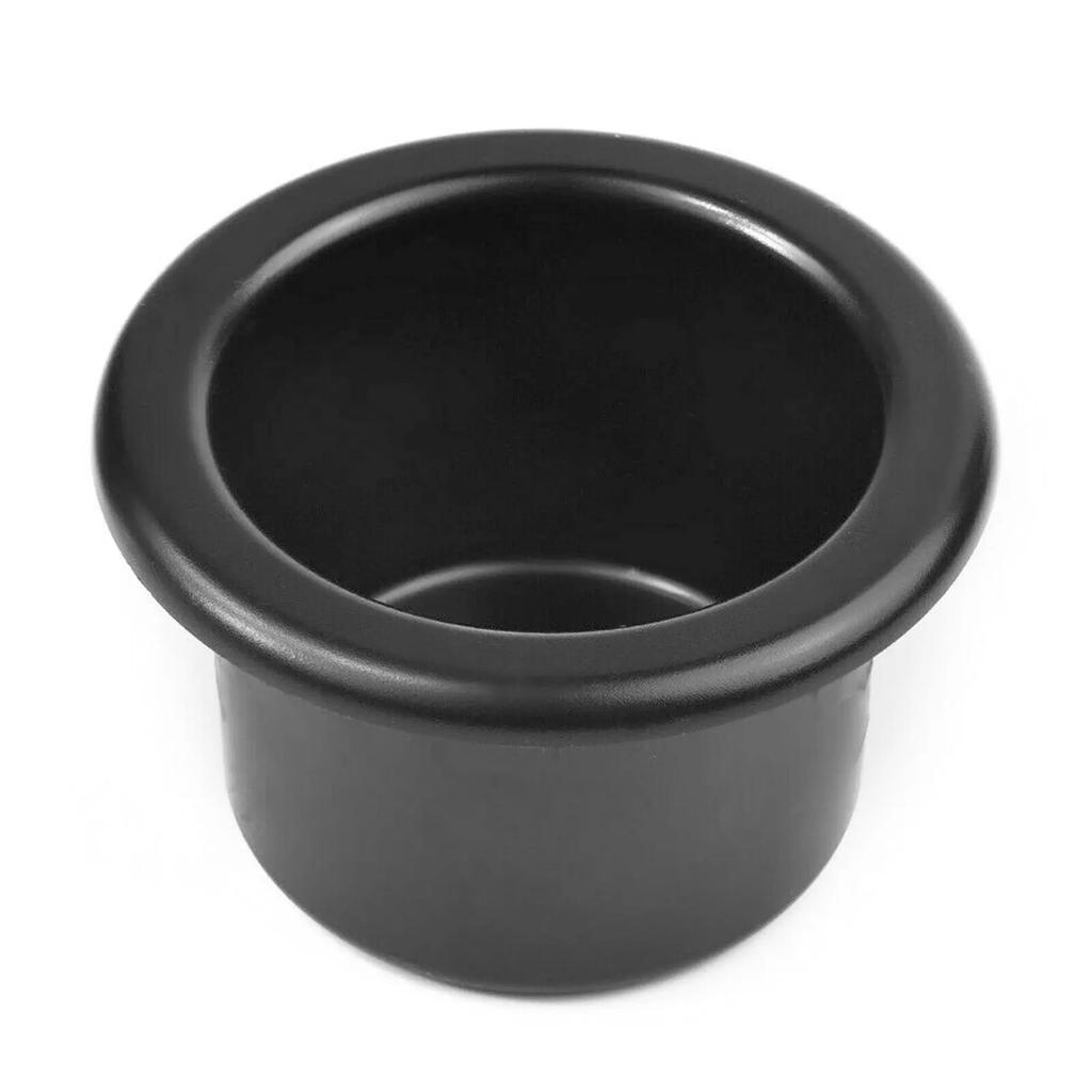 2PCS 79mm Black Car Cup Water Drink Holder Recessed For RV Car Marine Boat Trailer Plastic Cup Holder Interior Accessories