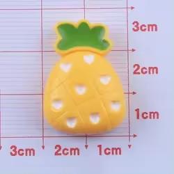 Artificial Resin Flat Back Fruit Design Fridge Magnet for Souvenir and Home Decor