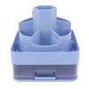 360 Degree Rotation Pen Holder for Kids with 11 Compartments Drawer Skid Resistance Bottom Desktop