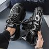 Fashion Chunky Mens Sneakers Designer Sport Shoes Fashion Breathable Casual Leather Fabric Height Increased Platform Shoes Zapatillas