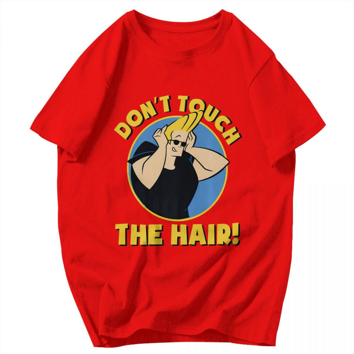 Men T Shirt Johnny 2025 Cartoon Bravo Dont Touch The Hair Summer Y2K Graphic Customized Unisex Clothes T Shirts S
