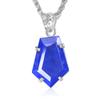 925 Sterling Silver Fancy Pendant 49 Ct CERTIFIED Natural Purple Tanzanite AI-108-NS