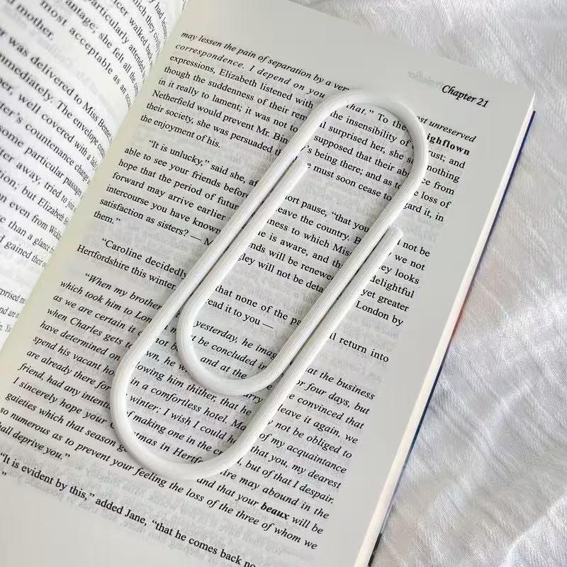 3D Printed PLA Paperclip Bookmark - Student and Office Stationery Craft