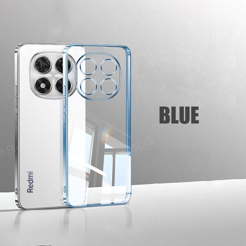 Note14 14pro  Plating Transparent Case For Xiaomi Redmi Note 14 Pro Plus 4g G Soft Silicone Clear Back Cover Note14pro