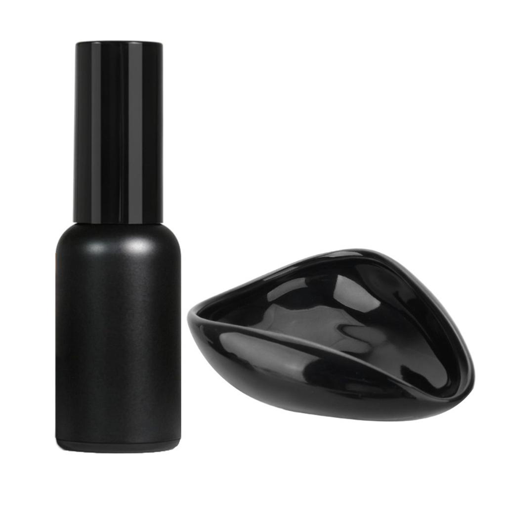 Ceramic Coffee Bean Measuring Cup Sprayed Bottle Set Coffee Dosing Tray Coffee Brewing Equipment Suitable for Coffee