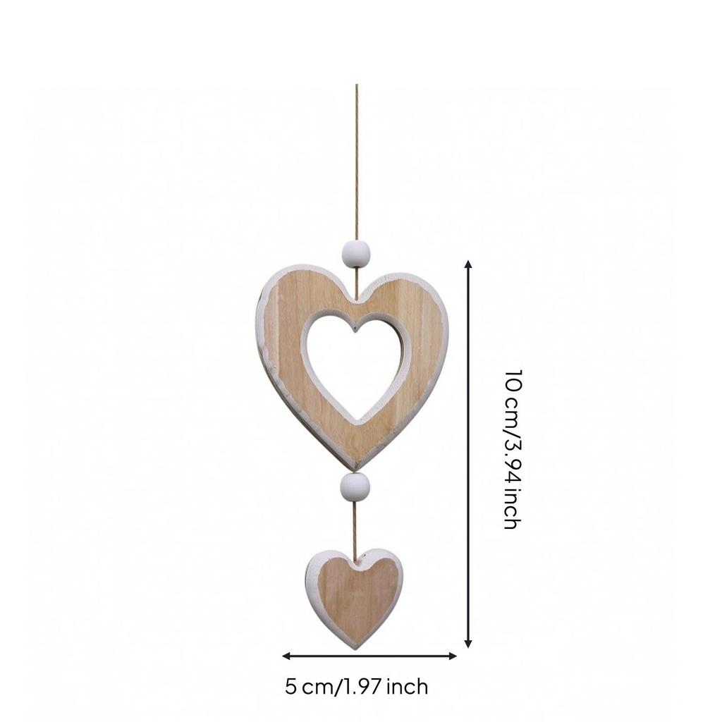 Wooden Wall-Heart Decor Warm for Event Displays