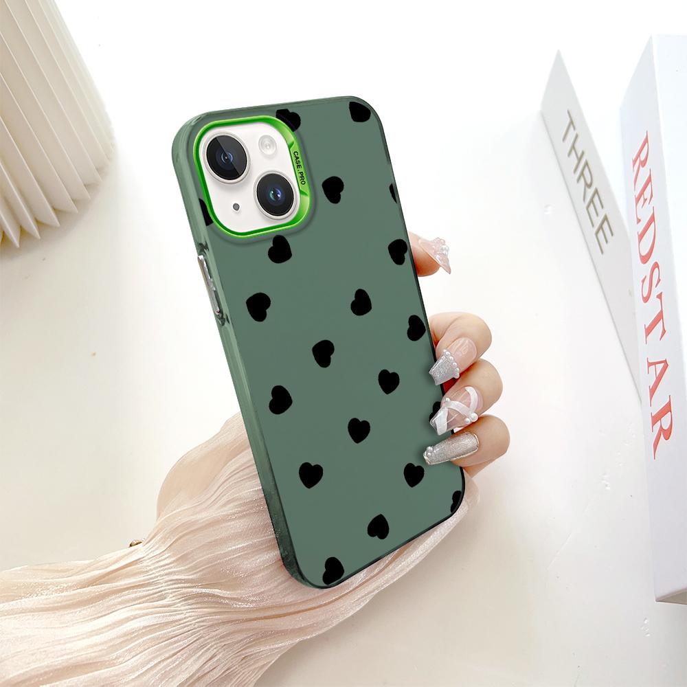 Modische Bunte Silberfarbene Doppelseitige Handyhülle Weiche Kante Hartschale Vollständige Abdeckung Stoßfeste Handyhülle für Samsung A16 A55 Xiaomi Redmi 14C Poco C75