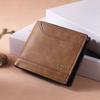 Men's Wallet Business High Quality 3 Fold Leather Money Bag for Men Card Holder Case Male Short Purse Credit Card Wallets