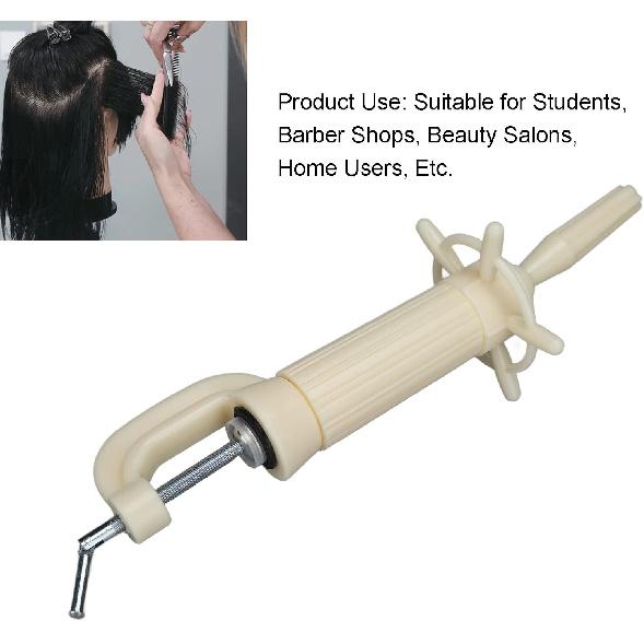 Dioche Wig Head Stand, Manikin Head Stand Holder Clamp Height Adjustable Mannequin Head Clamp Holder for Hairdressing Head Beauty Model Training Head