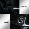 Car Key Hole Frame Decoration Cover Trim Decal For Volvo S60 V60 Stainless Steel