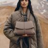 1PC Smile Bag French Bolingen Niche Leather Women's Bag Premium Folded Handbag Crossbody Bag Women's Bag