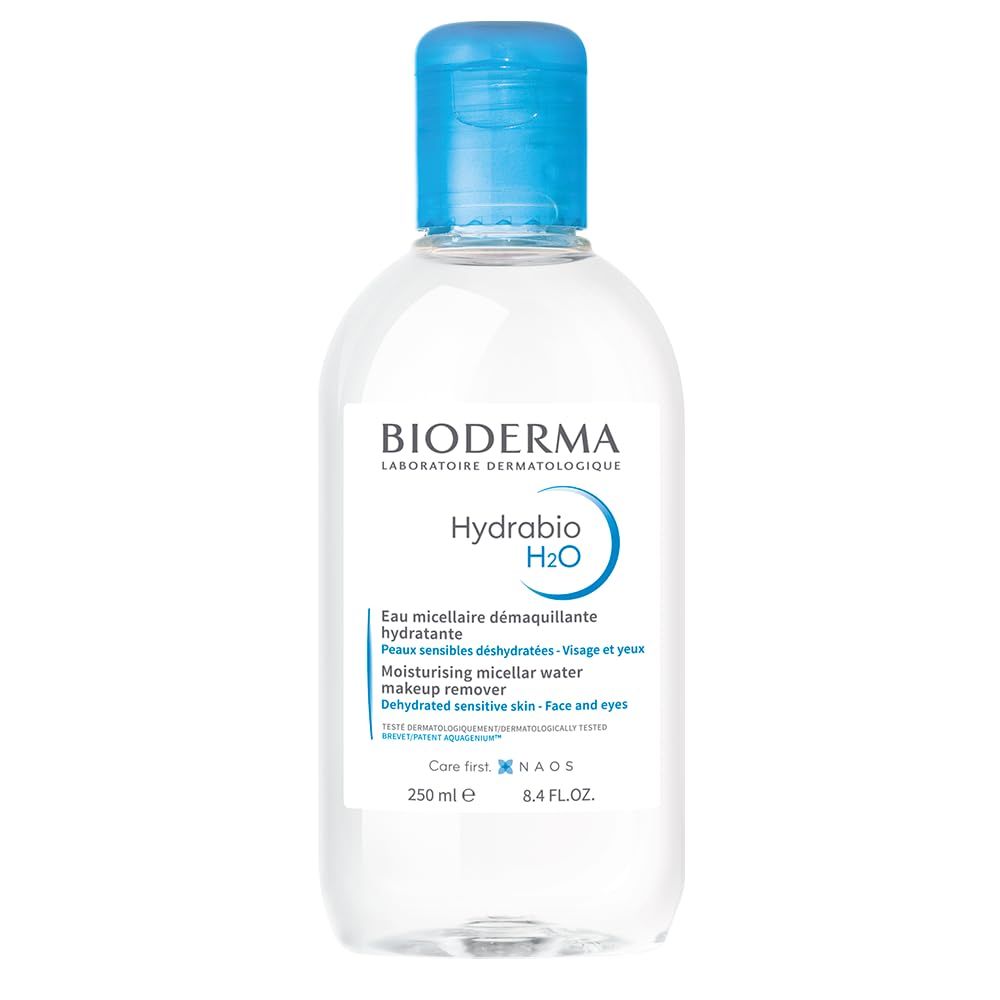 

[Authentic Product] Bioderma Hydrabio H2O 250mL Cleansing Water for Dry Skin (Facial Cleanser, Makeup Remover, Cleansing Water, Sensitive Skin, Colora