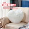 Homoyoyo Heart-Shaped Pillow, Heart Plush Toy, Plush Cushion, Valentine's Day Plush Toy, Fluffy Sofa Cushion, Valentine's Day Throw Pillow, Plush