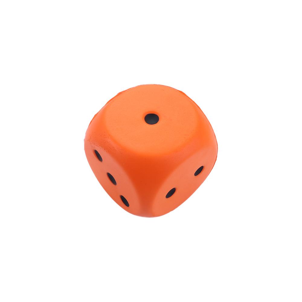 for Children Gag Toy Squeeze Solid Color Finger Training Length 6cm Soft Sponge Dice Pressure Relief Point Dice Anti Stress