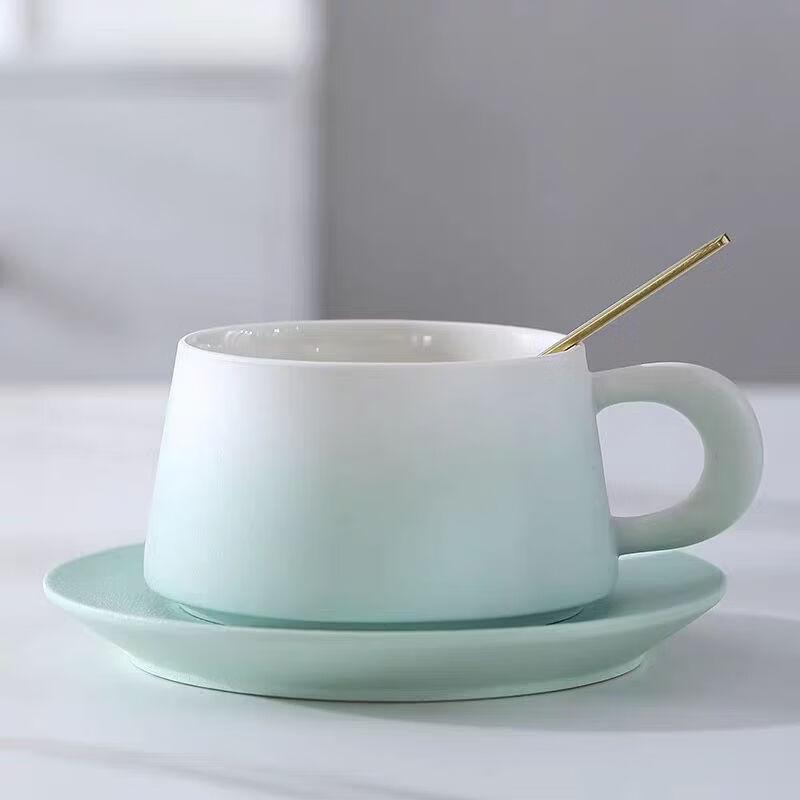 Ceramic Coffee Cup and Saucer Set 240 мл