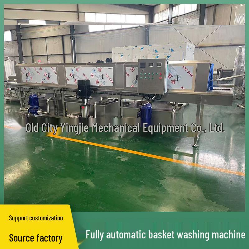 Automatic High-Pressure Spray & Filtration Plastic Tray Washer