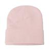 High Quality Solid Color Acrylic Wool Hat Outdoor Warm Cold Hat Monochrome Knitted Hat Pullover Hat for Men and Women