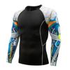 Herren Quick-Dry Langarm Sportstrumpfhose & Trainingsshirt