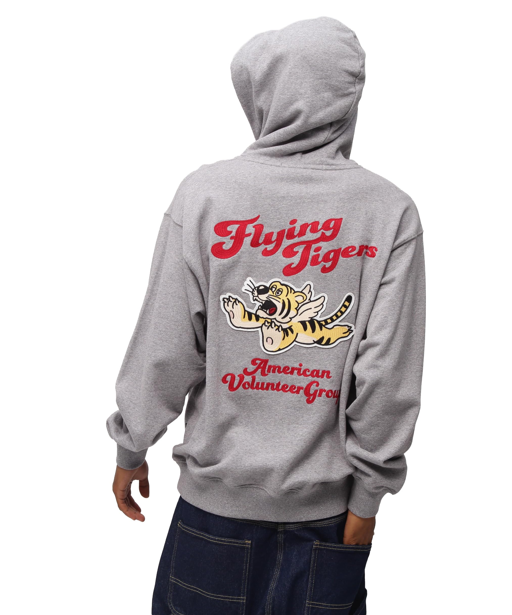 

AVIREX FLYING TIGER PULLOVER PARKA Men s XL 020 Gray 783-5231010