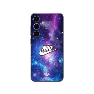 Hülle - Nike - Samsung Galaxy S24 Plus - Weiß - Bunter Weltraum - Weich