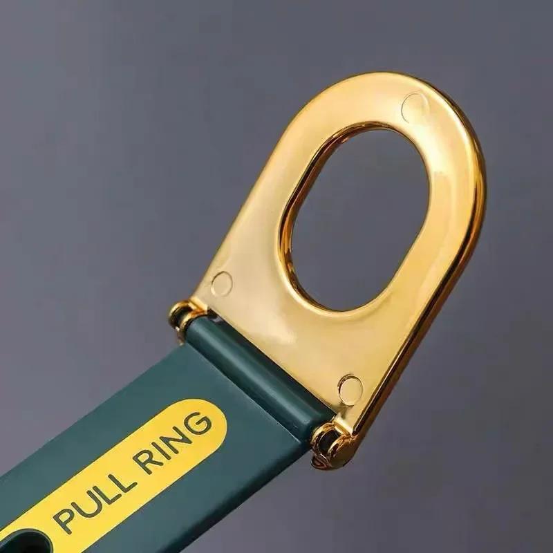 Toilet Seat Handle & Lid Lifter Multifunctional Folding Lifting Ring Adhesive Drawer Cabinet Ring Handle for Home ToiletHook