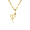 St. Delan Versatile 26-Letter Stainless Steel DIY Necklace Pendant